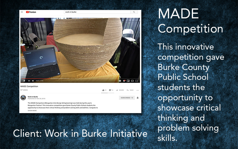 MADE Competetion Highlights - Morganton NC - Work In Burke