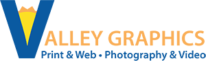 Valley Graphics and Video Production Website - top logo