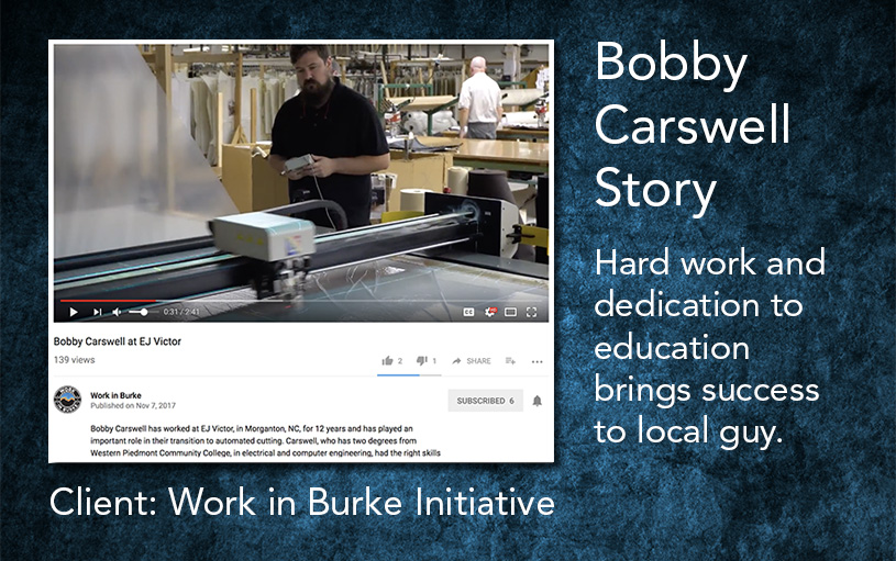 Bobby Carswell at EJ Victor success story